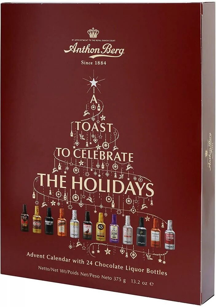 Anthon Berg Chocolate Liqueurs Advent Calendar. Шоколадные конфеты Anthon Berg. Шоколад ликер Anthon Berg. Anthon Berg Рождественский календарь. Шоколад берг