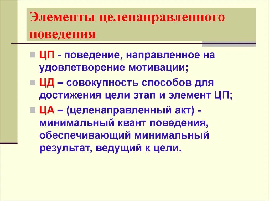 Целенаправленность поведения сохраняется при. Элементы целенаправленного поведения. Целенаправленное поведение физиология. Формы целенаправленного поведения.