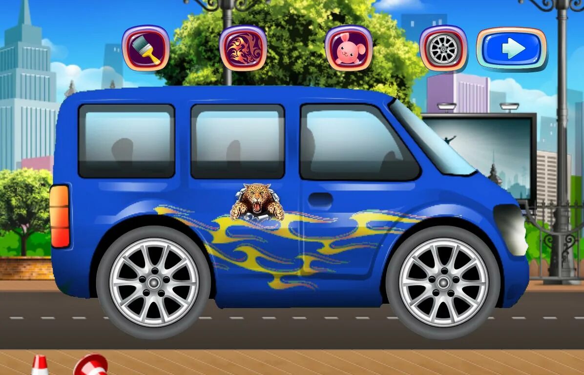 Машина игра для детей играть игру