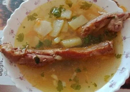 Ребрышки с горохом