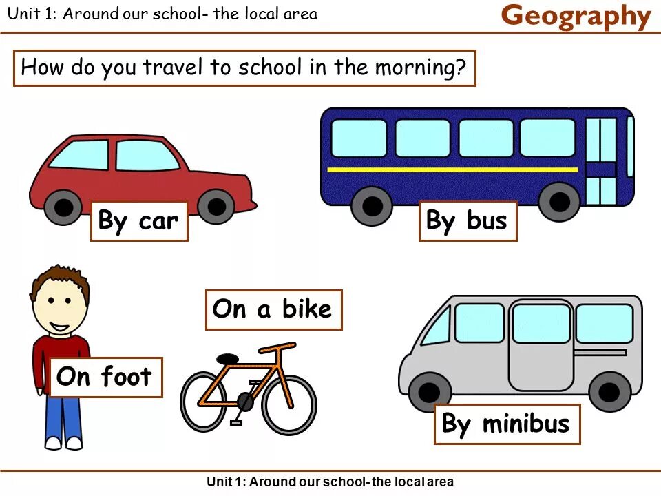 I get i go to school. By car by Bus Worksheet. Задания на by car by Bus on foot. By the Bus или by Bus. Прописи со School Bus.