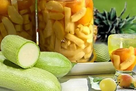 Компот из кабачков с соком