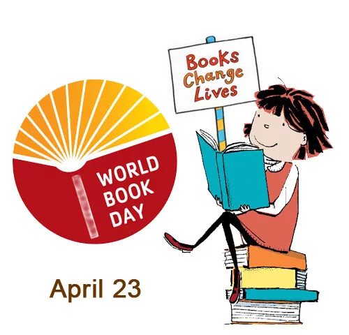 April 23 World book Day.. World book and Copyright Day. The book of Days. When World book Day. When day book