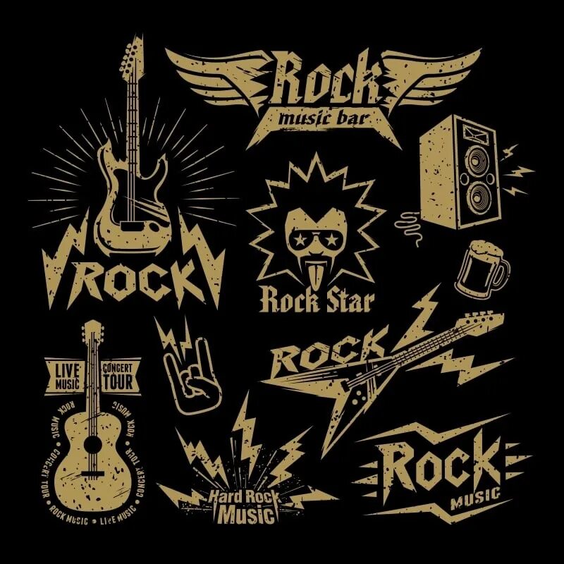 Плакаты в стиле рок. Лого в стиле рок. Рисунки в стиле рок. Рокерские символы. Тяжелый рок слова