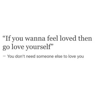Love yourself first