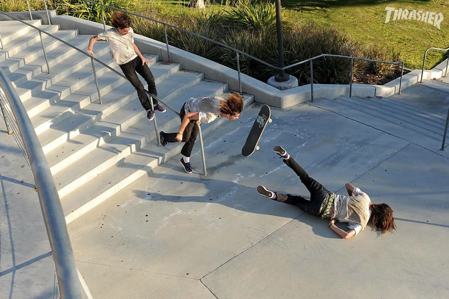 Falling look