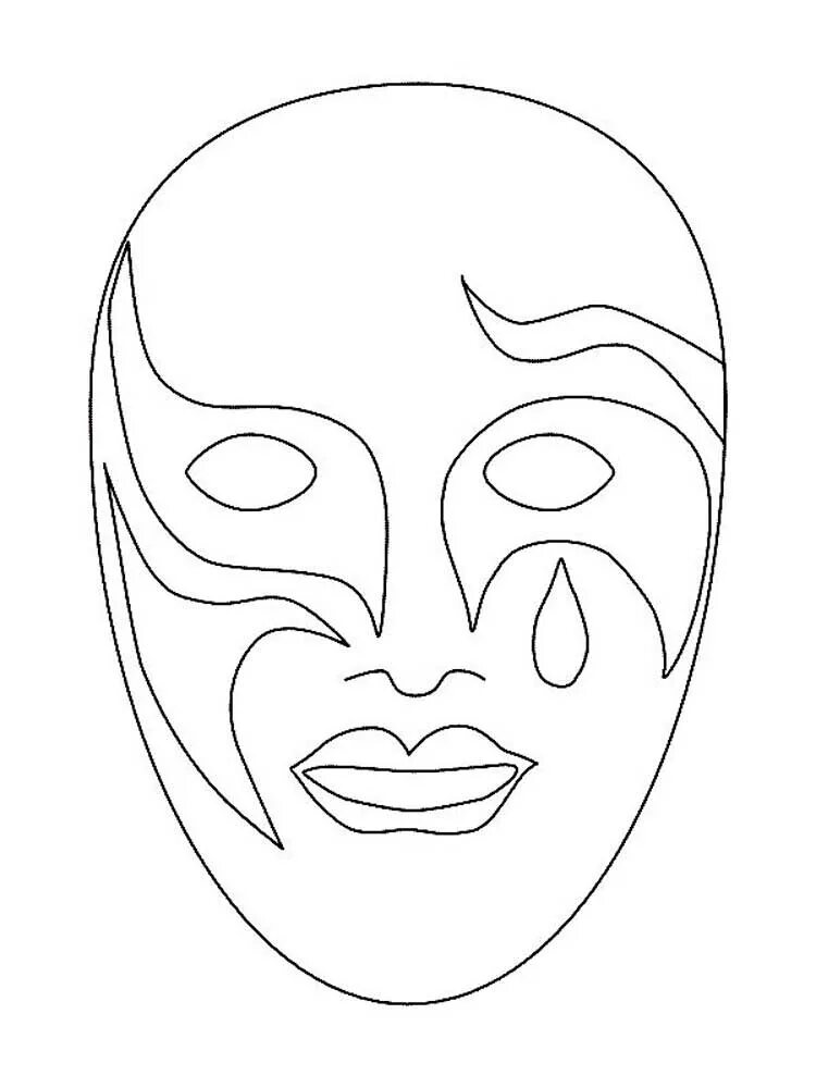 Красиво раскрасить маску. Маска раскраска. Эскиз маски для лица. Трафарет - маска. Театральная маска карандашом.