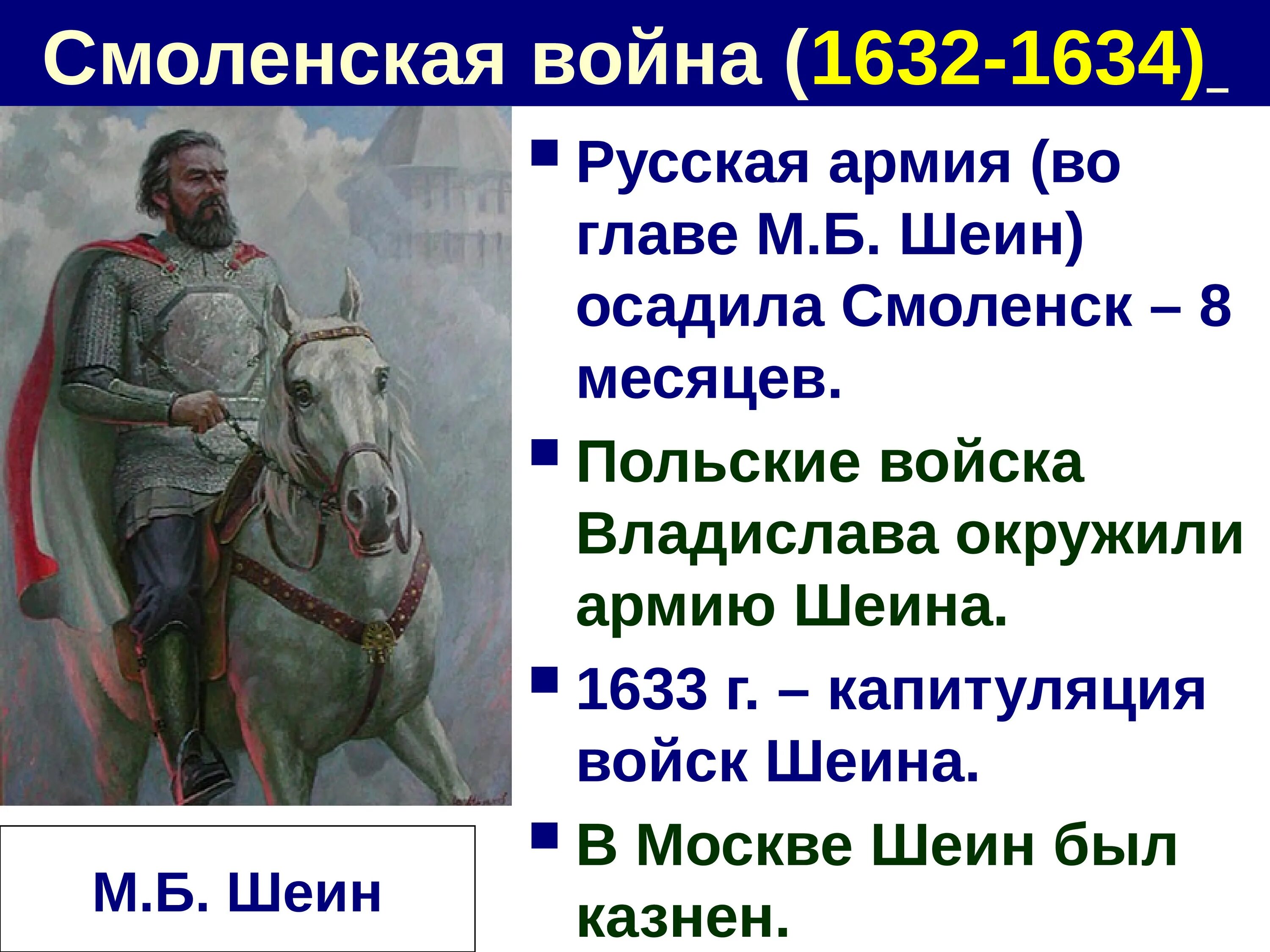 1632 г россия. Смоленской войны 1632-1634 Шеин.