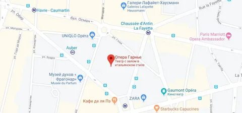 Opera карта