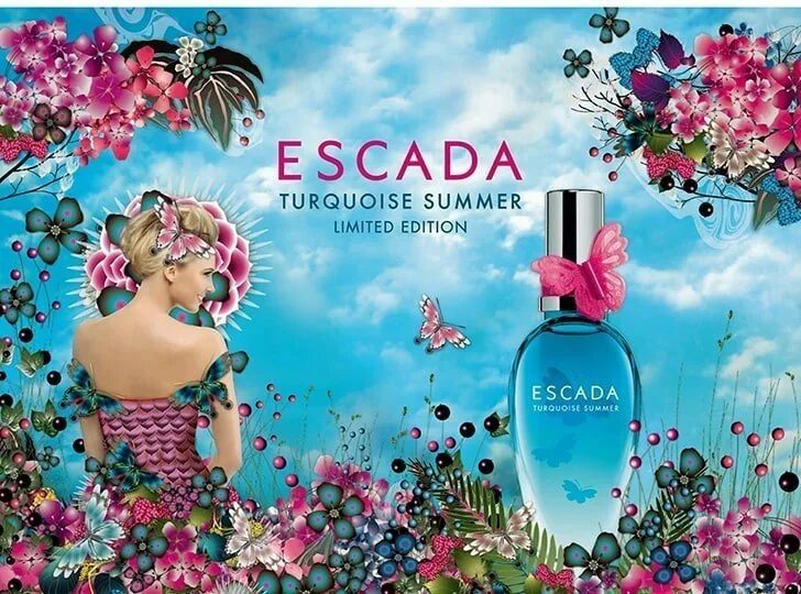 Какие духи на лето. Эскада Turquoise Summer. Escada духи Turquoise Summer. Escada Turquoise Summer туалетная вода 50 мл. Escada духи Turquoise Summer 100.