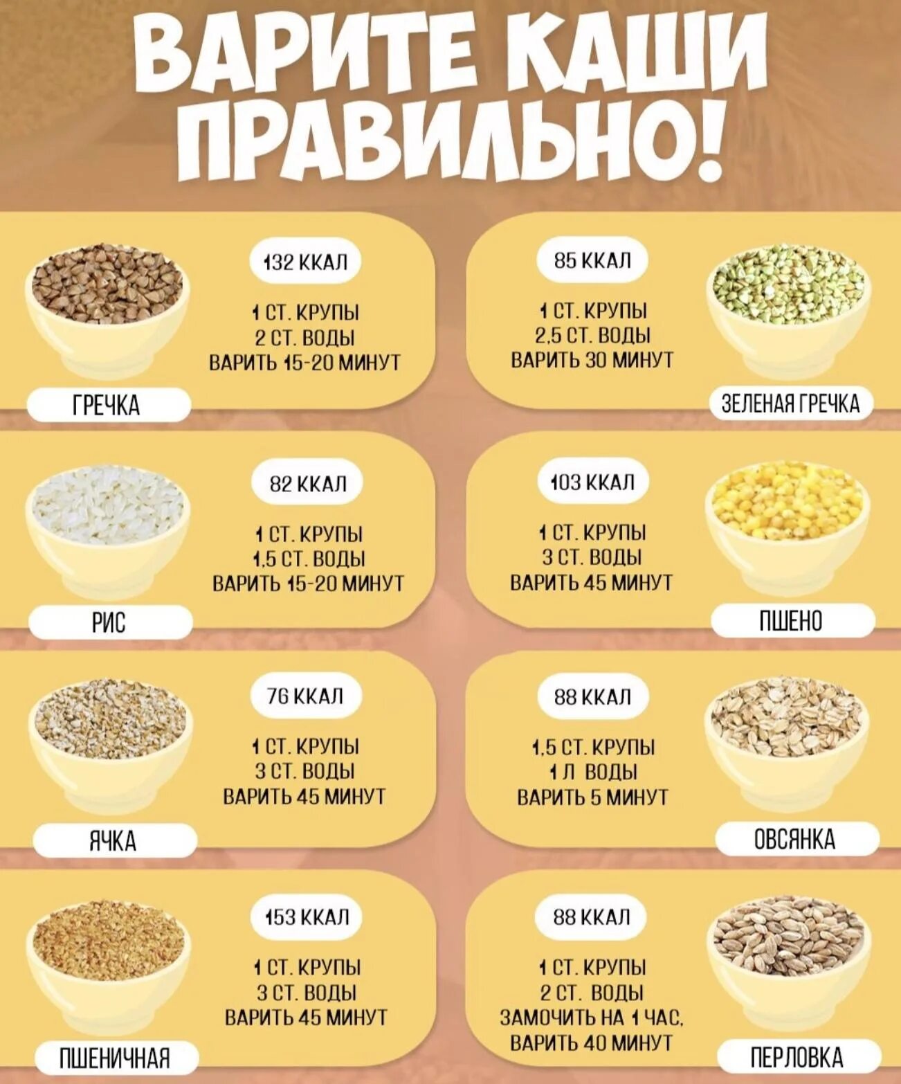 Какую кашу можно приготовить