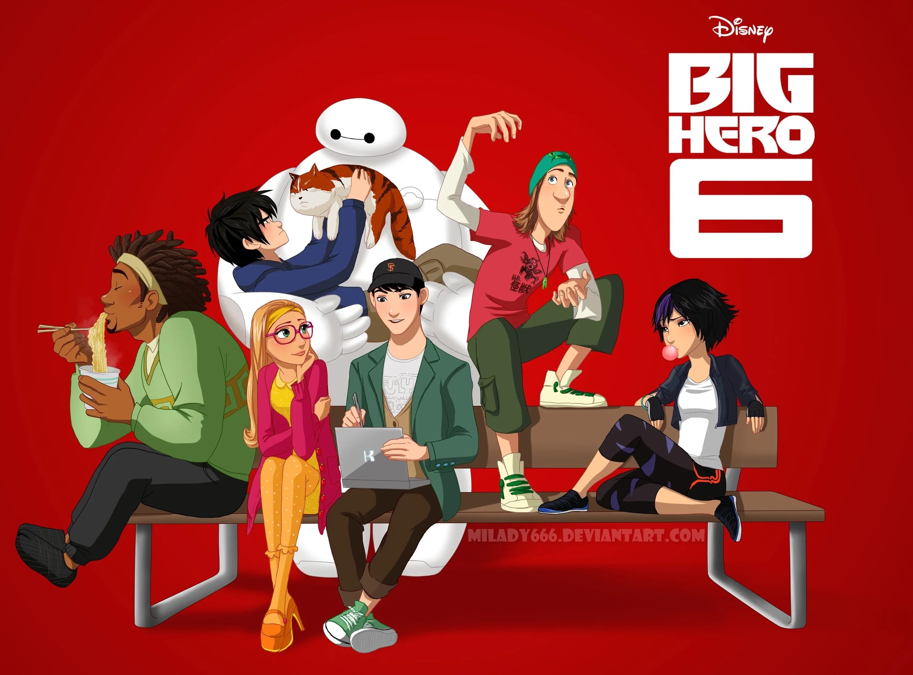 6hd ry. Хиро Биг Хиро 6. Город героев - big Hero-6 (2014). Город героев / big Hero 6.