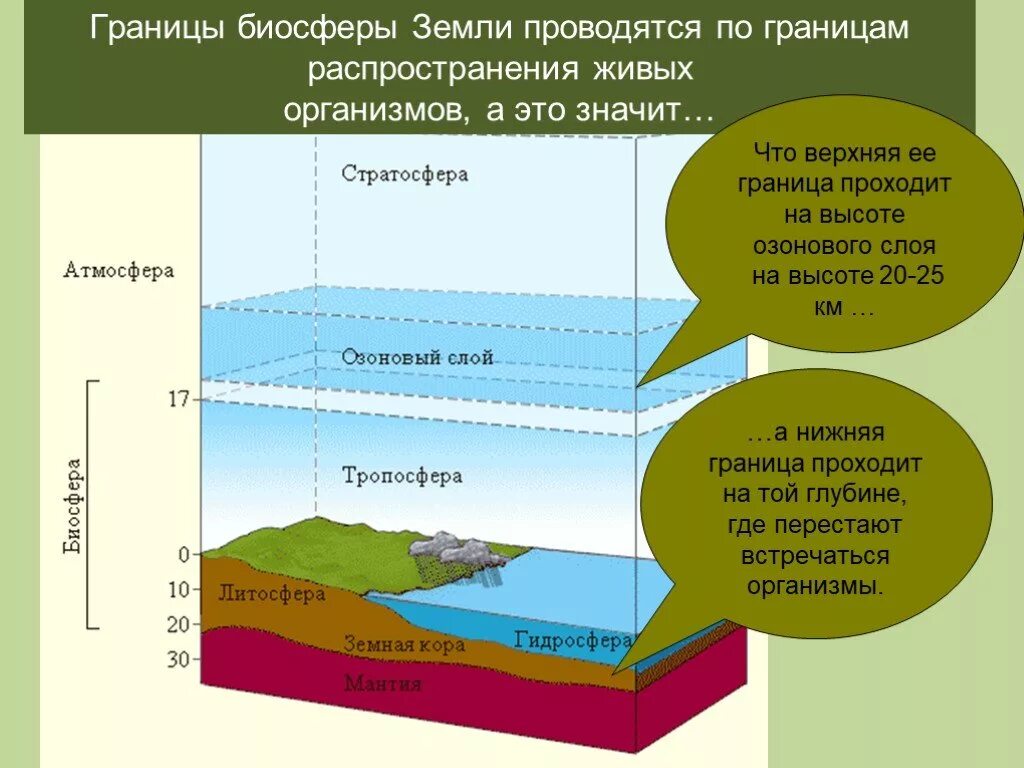 Где проводят верхнюю и нижнюю границу биосферы. Границы биосферы. Границы биосферы в почве. Верхняя граница биосферы проходит. Границы биосферы таблица.