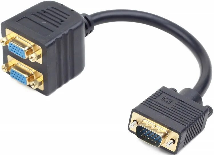 Разветвитель VGA Cablexpert 1in - 2 out cc-vgax2-20cm. Разветвитель VGA HDMI DVI на 2 монитора. Разветвитель HDMI VGA на 2 монитора. Переходник разветвитель VGA/2xvga (15m/2x15f) 20 см. Vga адаптер купить