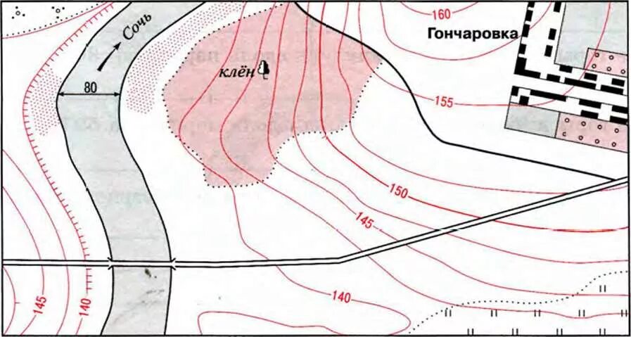 Выпишите названия объектов на местности изображенных на плане. Гончаровка луганская область на карте. Карта гончаровка. Топосъемка поселок прикубанский. Гончаровка на карте.