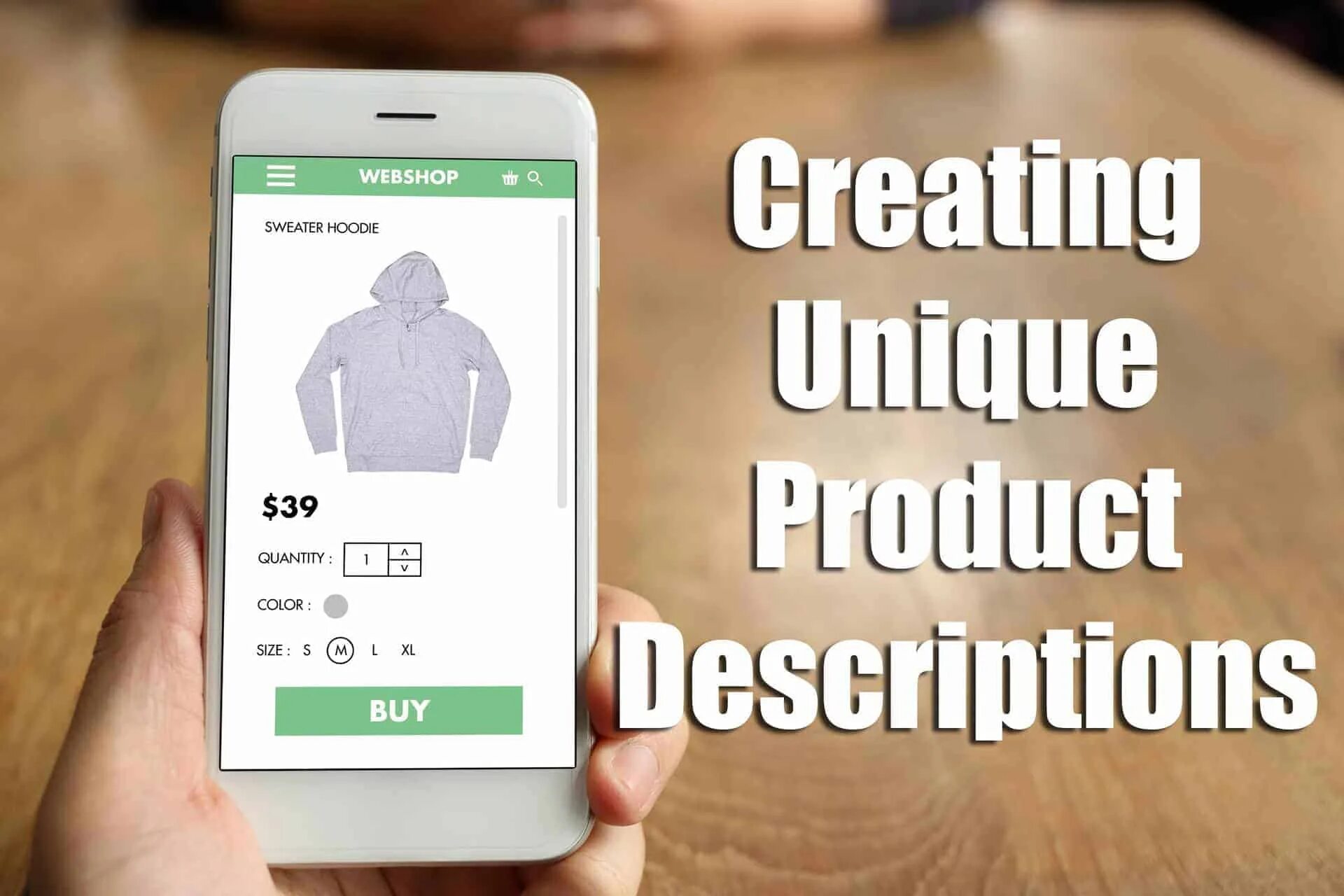 Be unique create. Product description. unique product. description for product. how to write good product descriptions.