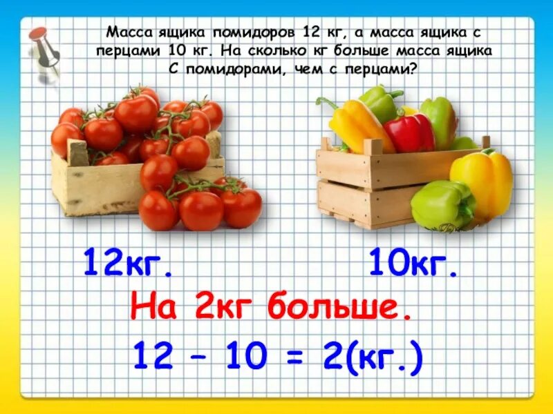 Вес ящика помидор. Масса ящика 2 кг. Сколько кг в ящике помидор. Масса ящика 2 кг а масса.
