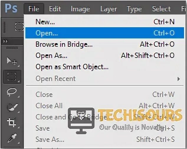 Open selector