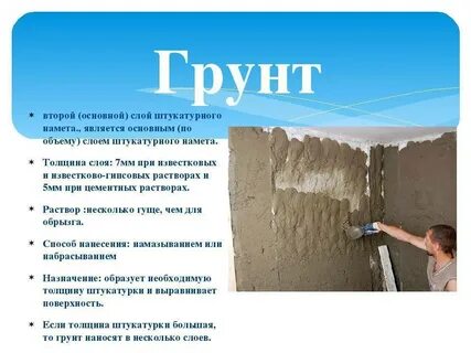 Штукатурка второго слоя