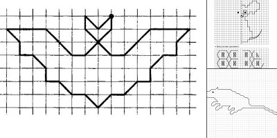 графический диктант мышка по клеточкам