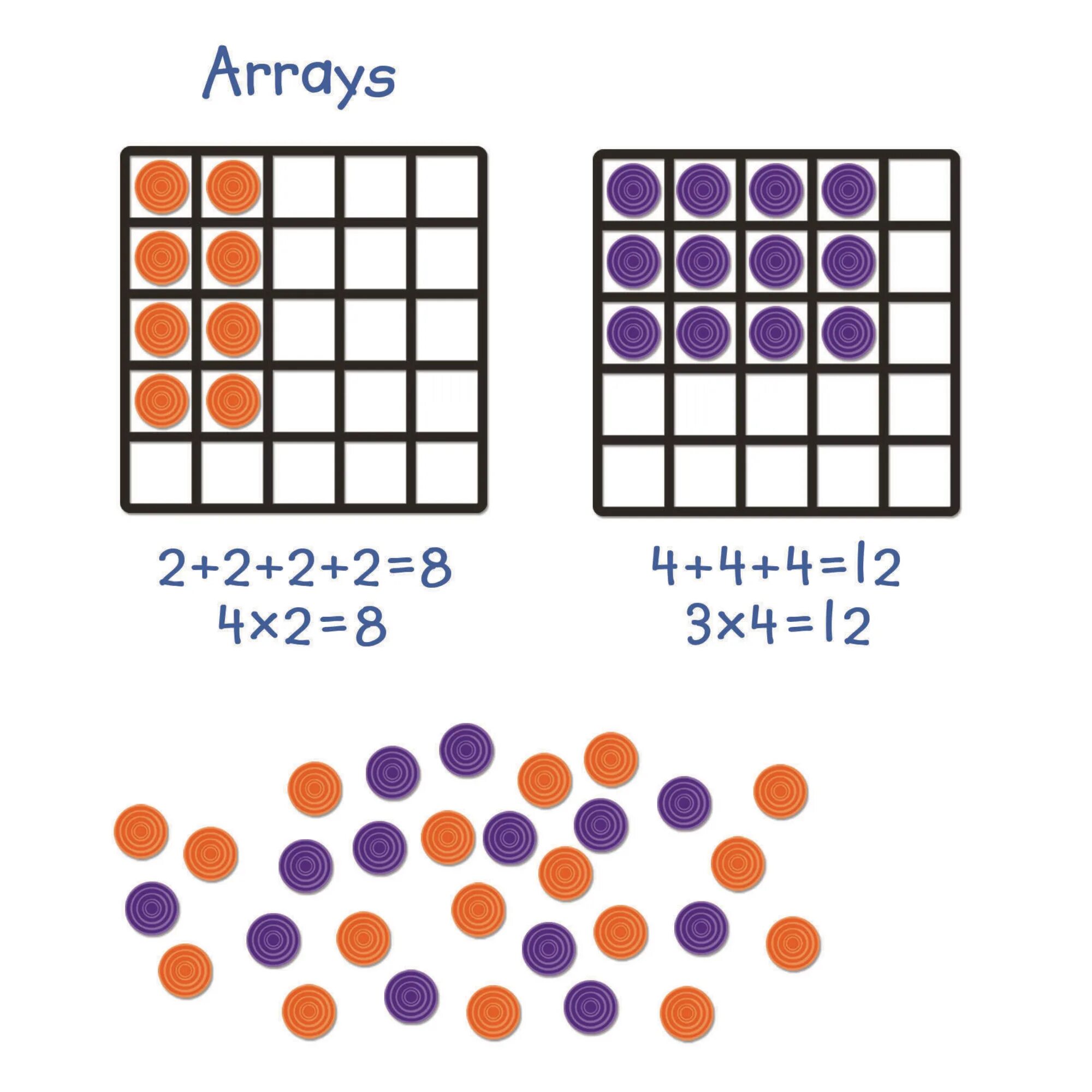 Set array element. Array. Оригинал Learning resources Magnetic array answer Boards.