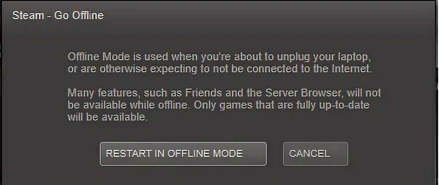 Steam is offline