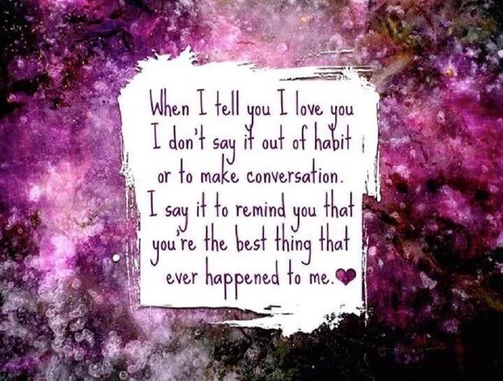 When you remind me