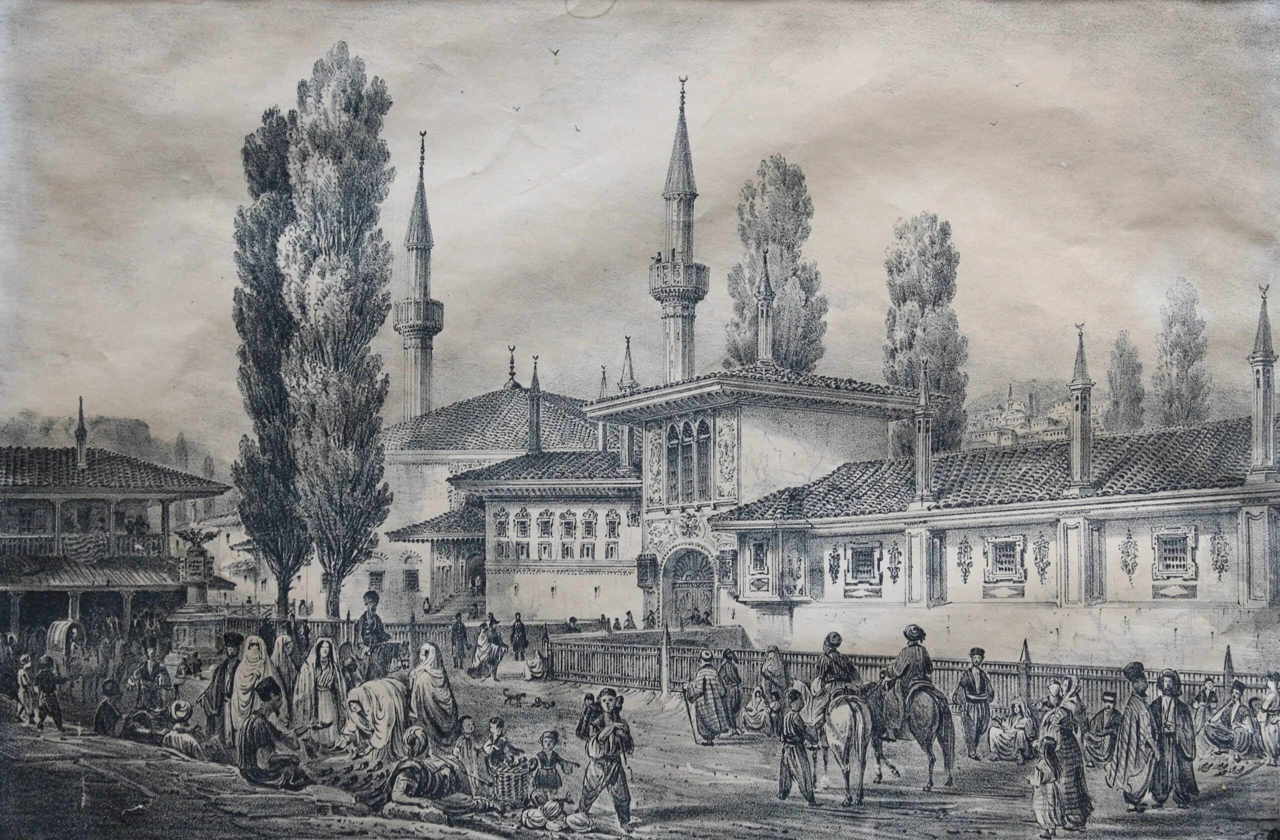 Крымское ханство дата. Бахчисарай крымское ханство ханский дворец. карло боссоли бахчисарай ханский дворец. ханский дворец бахчисарай гравюры. крымское ханство бахчисарай 16 век.