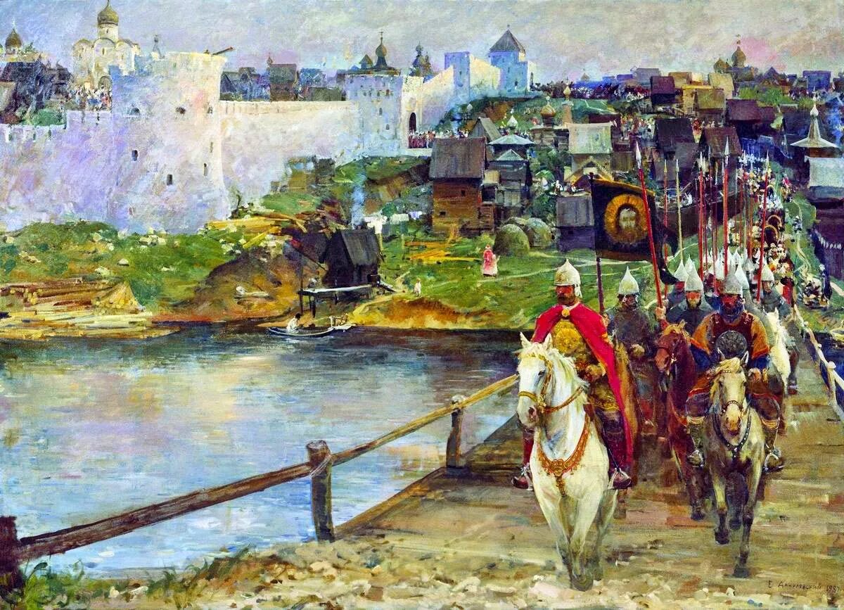 Сбор русских войск был назначен в коломне 15 августа 1380 года. Куликовская битва коломна дмитрий донской. Куликовская битва сбор войск в коломне карта. Коломна сбор войск. К полю куликову картина данилевский.