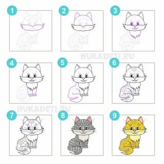 1 нарисовать котят