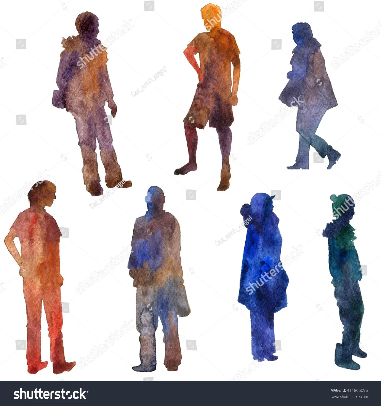 Художник лебедев владимир танцовщицы. Силуэты людей акварелью. Цветные наброски людей. Наброски фигуры человека акварелью. Фигуры тушью.