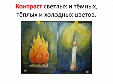 Изо теплые и холодные цвета презентация
