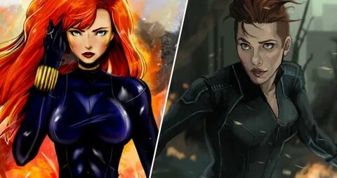 15 Fan Art Pics Of MCU's Black Widow That Change Everything.