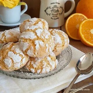 Апельсиновое печенье с трещинками