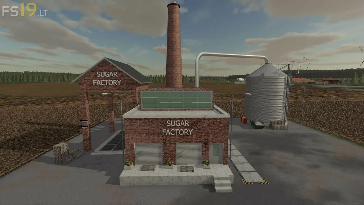 Фабрика 5 0. ФС 19 Caron Factory. Картонная фабрика ФС 19. Мод бетонный завод для фс19. Sugar Factory.