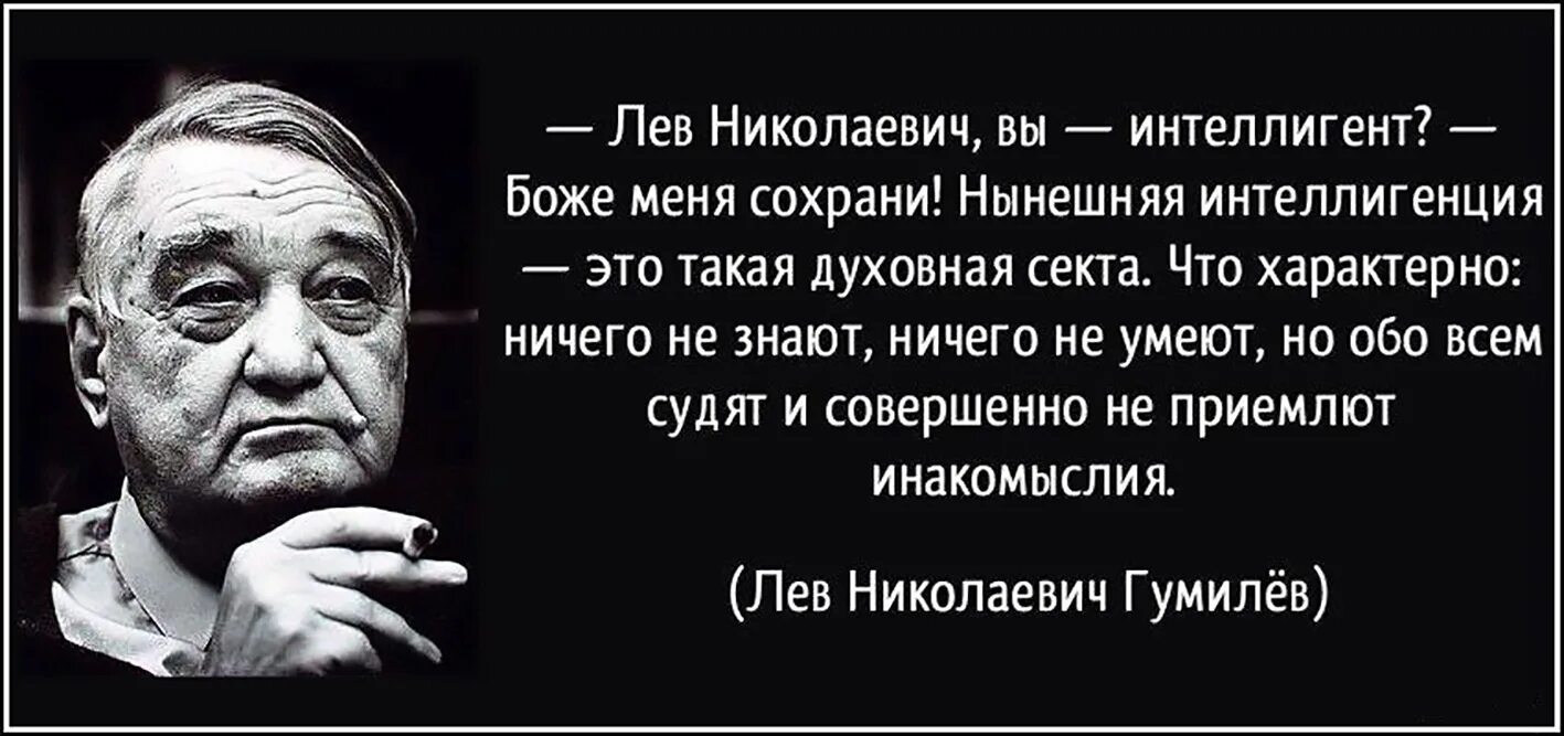 Об интеллигенции Гумилев Лев Гумилев. Лев Гумилев об интеллигенции цитаты. Высказывания о интеллигенции. Гумилев о русской интеллигенции.