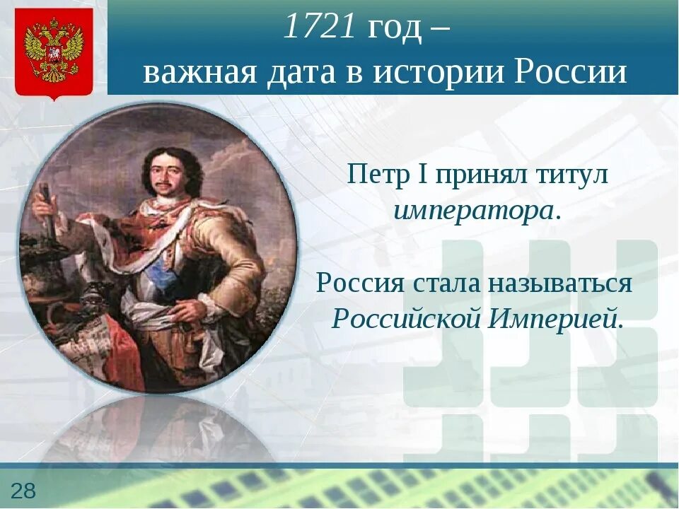 Какой важный титул. Титул Петра 1 с 1721 года. В 1721 году важная в истории России.
