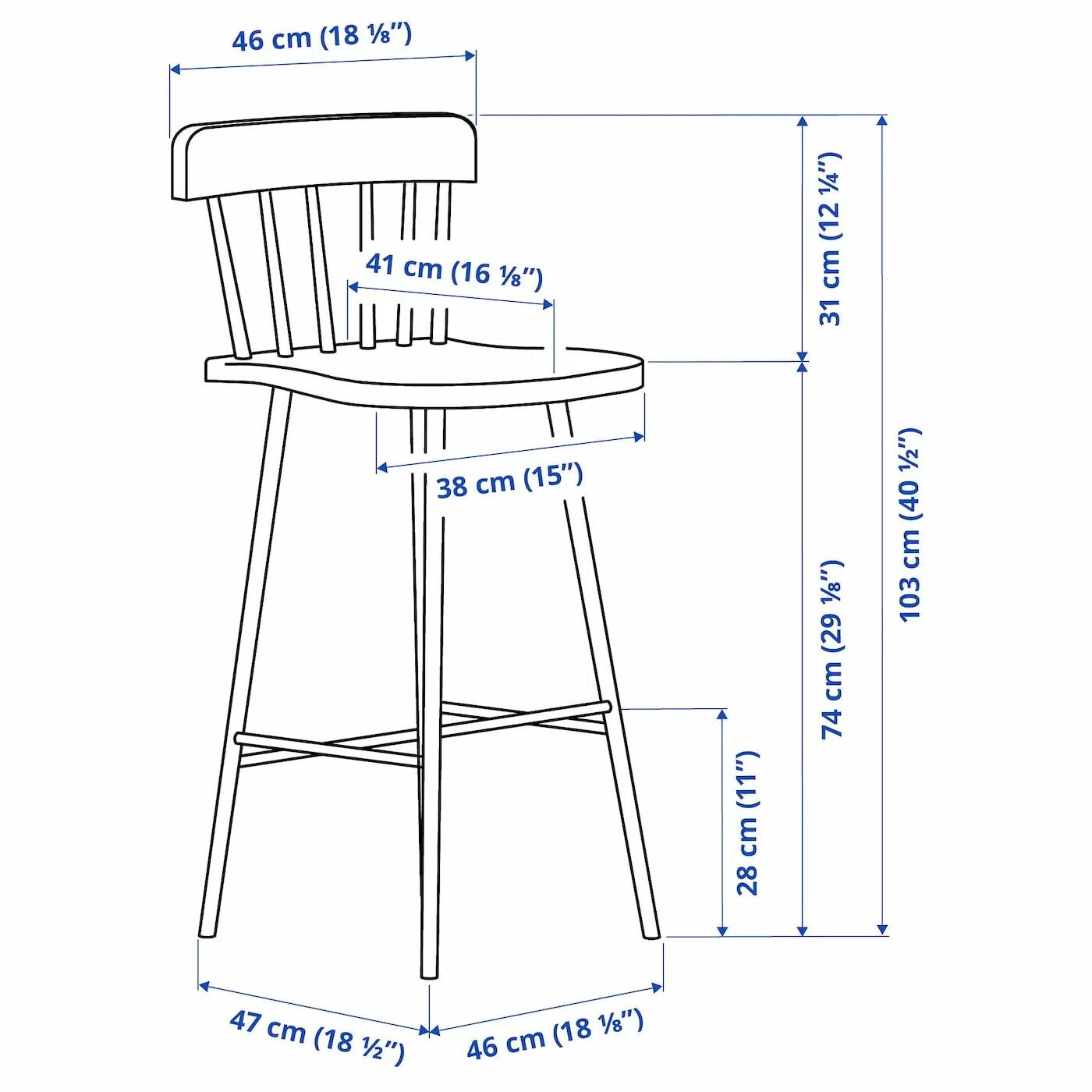 Высота сиденья барного стула. Stig Стиг стул барный. Высота барного стула икеа Стиг. Высота сидения барный стул икеа. Чертеж барный стул икеа.