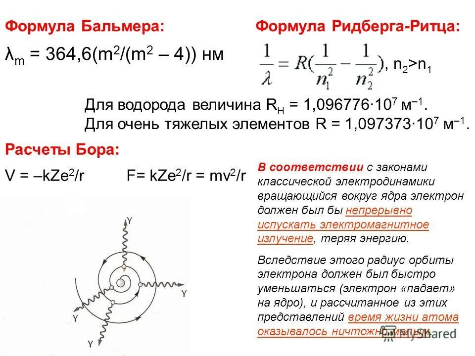 Почему электрон не падает на ядро