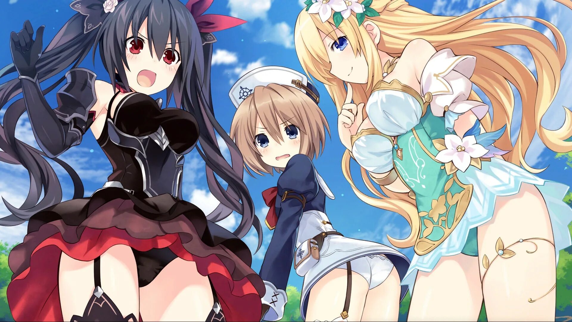 Hyperdimension Neptunia 4 Goddesses. Hyperdimension Neptunia Vert этти.