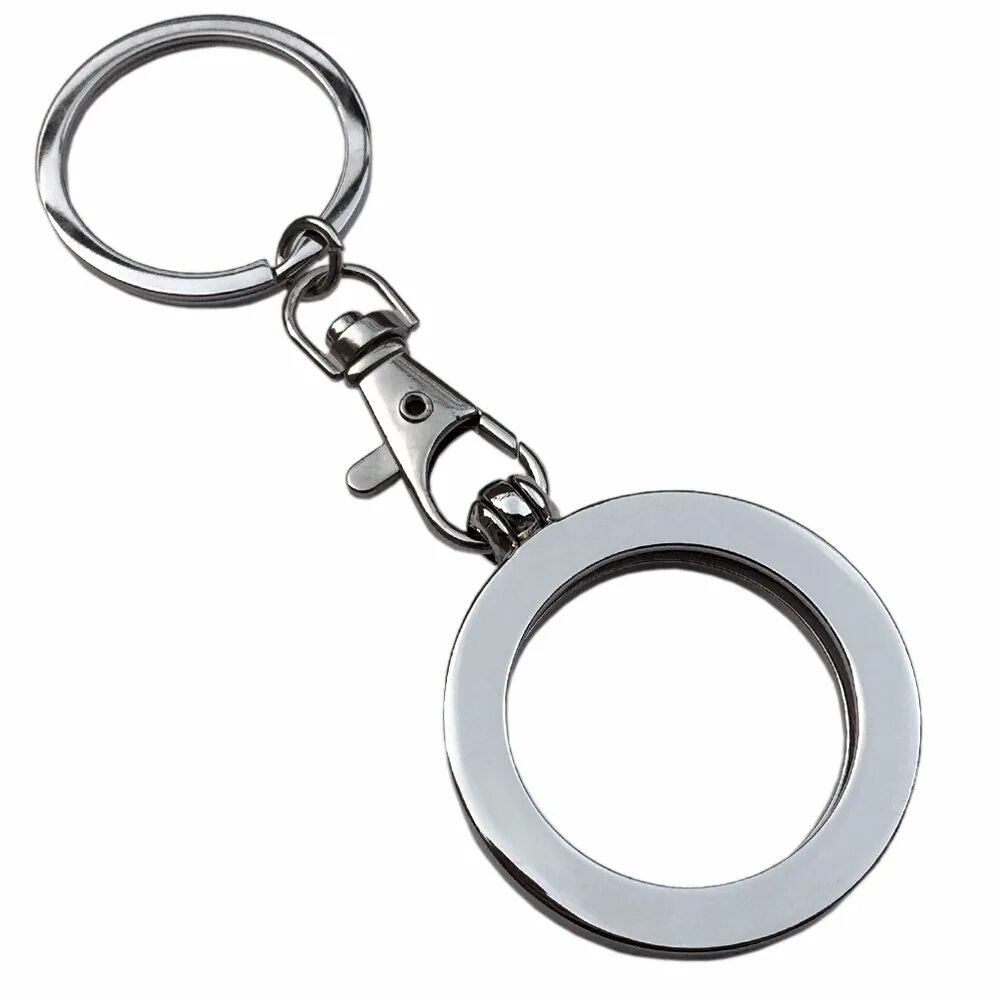 Round key. Key Ring. Metal Key. Coin Key Holders. Keychain.