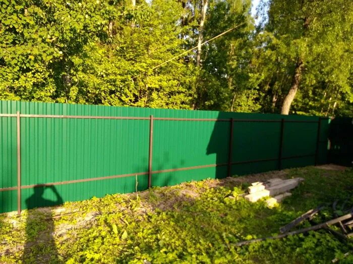 профнастил c-21 ре 0. изготовление заборов.