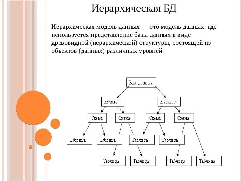 Иерархического способа организации данных. Иерархическая модель базы данных. Иерархическая модель данных схема. Иерархическая база данных таблица.