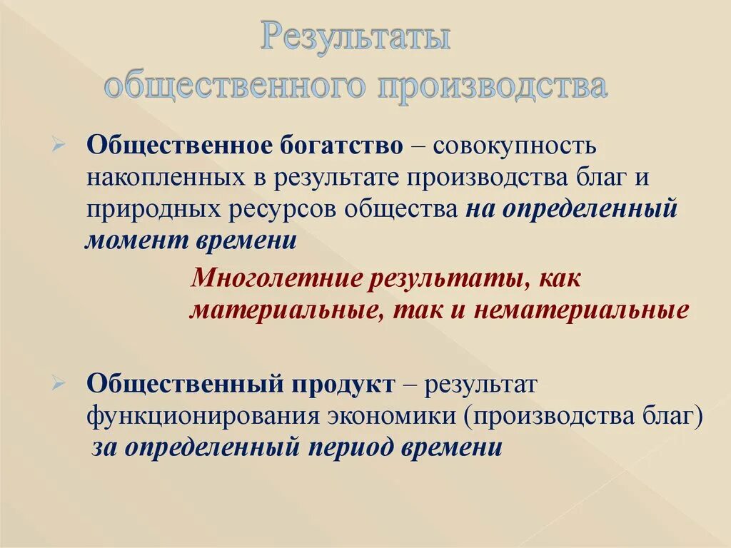 Результаты общественного производства. Структура общественного производства. Общественное производство. Формы результатов общественного производства. Значение общественного производства