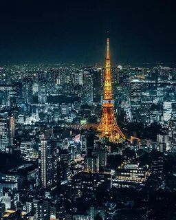 東 京 タ ワ- Tokyo Tower by Victorio Nakata 東 京 タ ワ-, 街 の 明 か り, ...