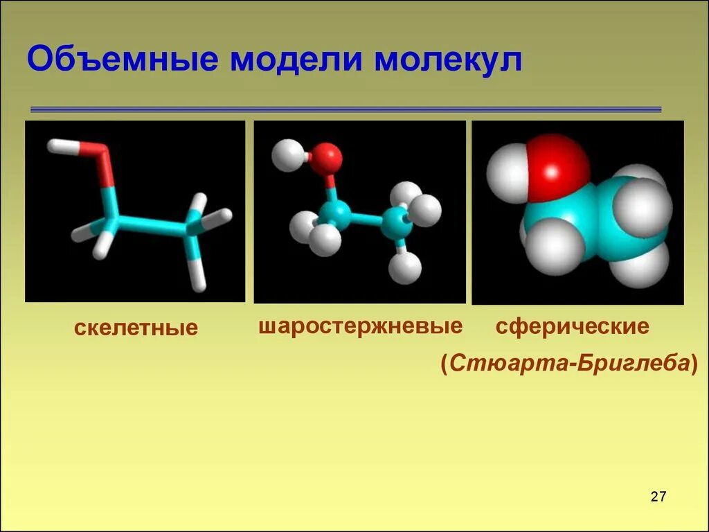 Название органических молекул