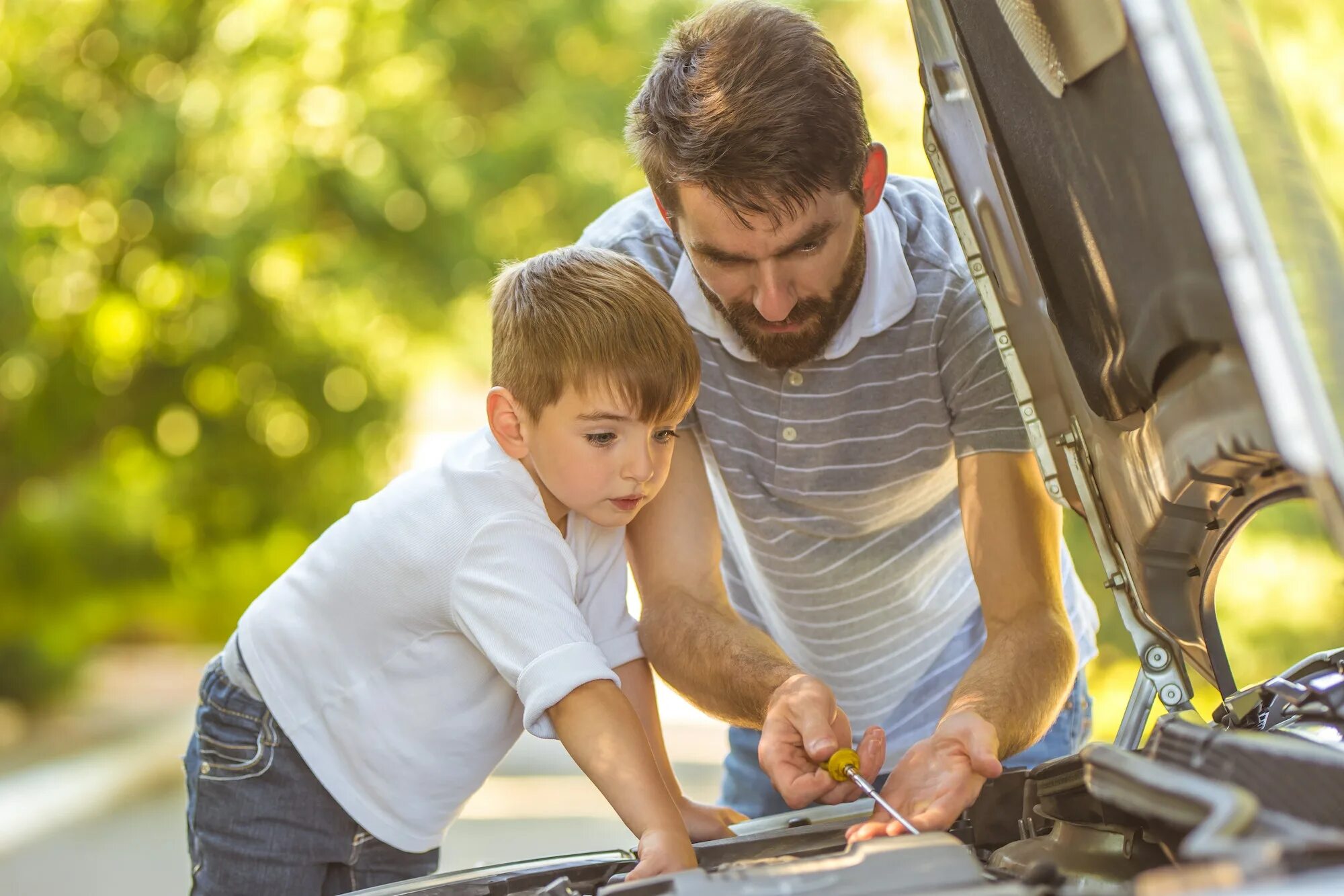 Забота о машине. Забота об автомобиле картинка. Отец и сын сажают дерево. Машина отца. Мальчик папы мальчик папа песня