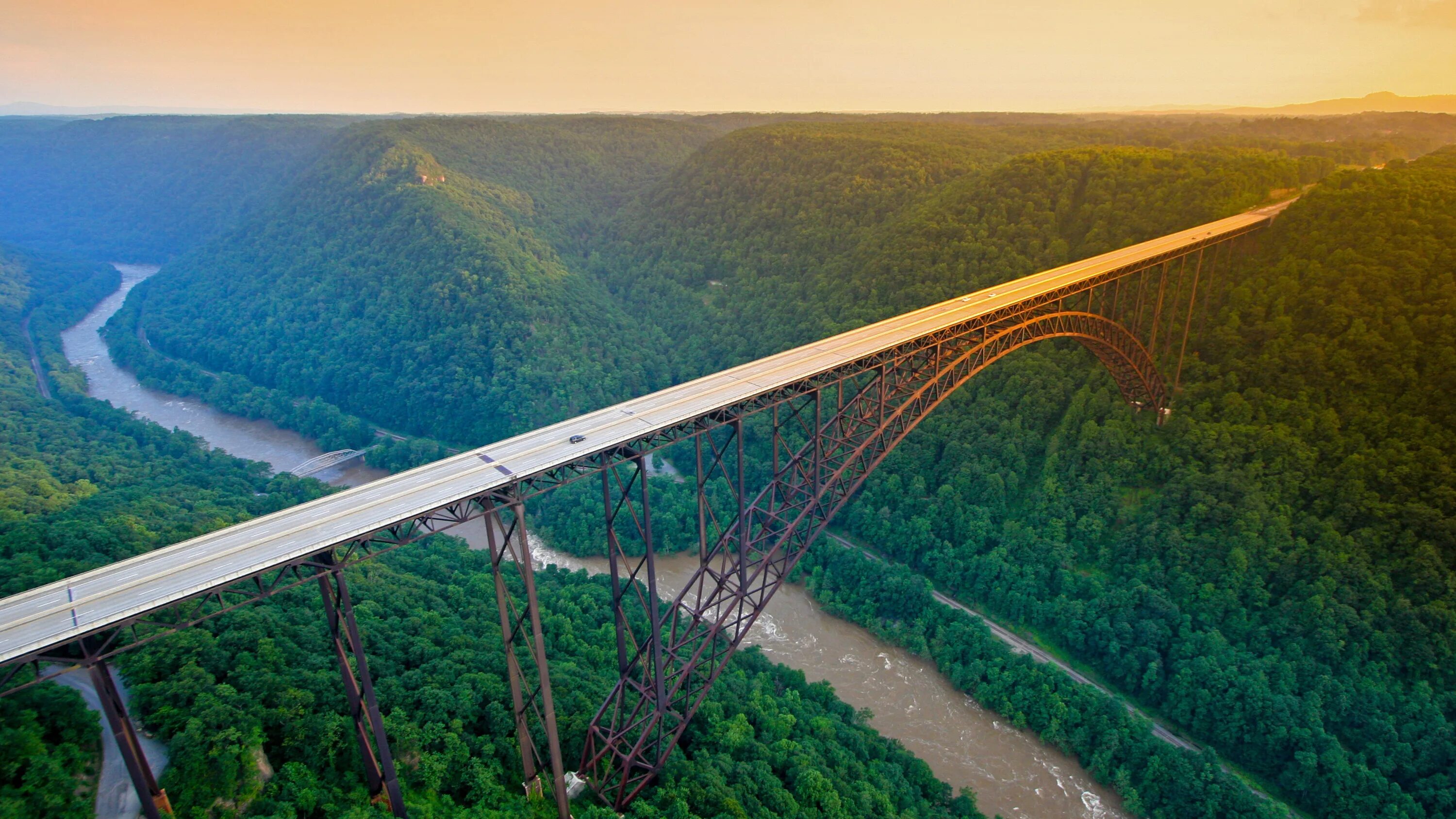 Нью-Ривер-Гордж (мост). Мост Нью Ривер Гордж в США. Мост Нью Ривер Гордж в США (штат Западная Вирджиния). New most info