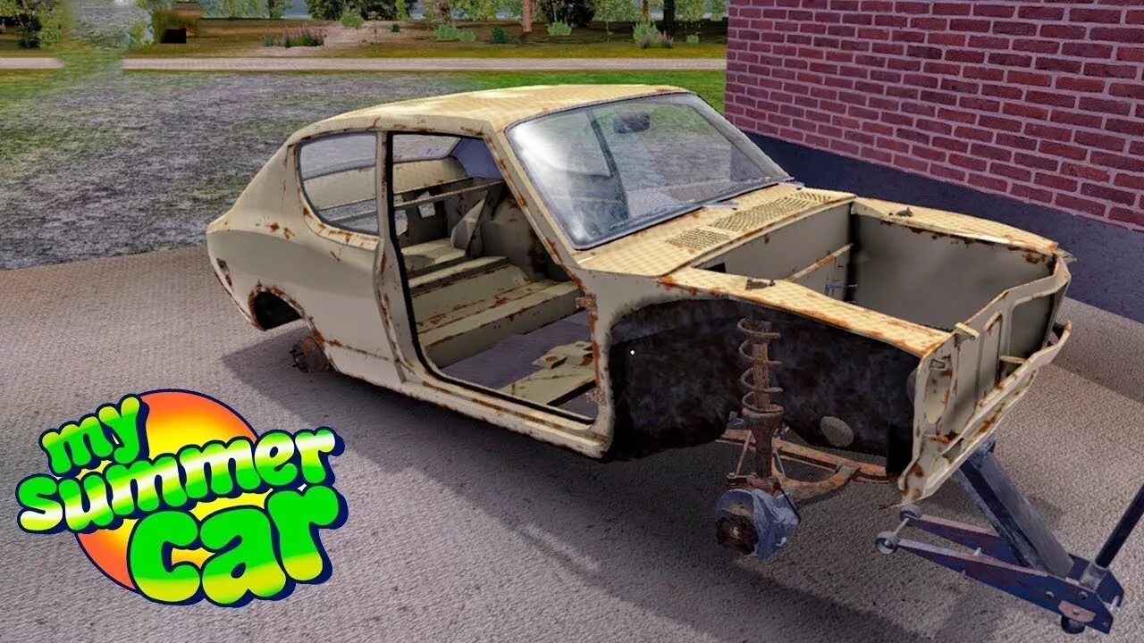 Подвеска май саммер кар. My Summer car подвеска. Задняя подвеска май саммер кар. Мотор в май саммер кар. Сборка сатсумы май саммер кар