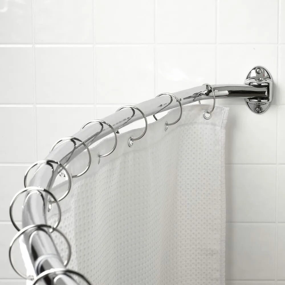 Curved Shower Curtain Rod 90х90. Карниз для ванной Zalel 150*150 см,хром, дуга, алюм., без колец. Карниз для ванной "Zalel" 90*90см ,хром, дуга, алюм., без колец. Карниз для ванной "Zalel" 90-90-90см ,хром, угловой, алюм., без колец. Полукруглую шторки для ванной